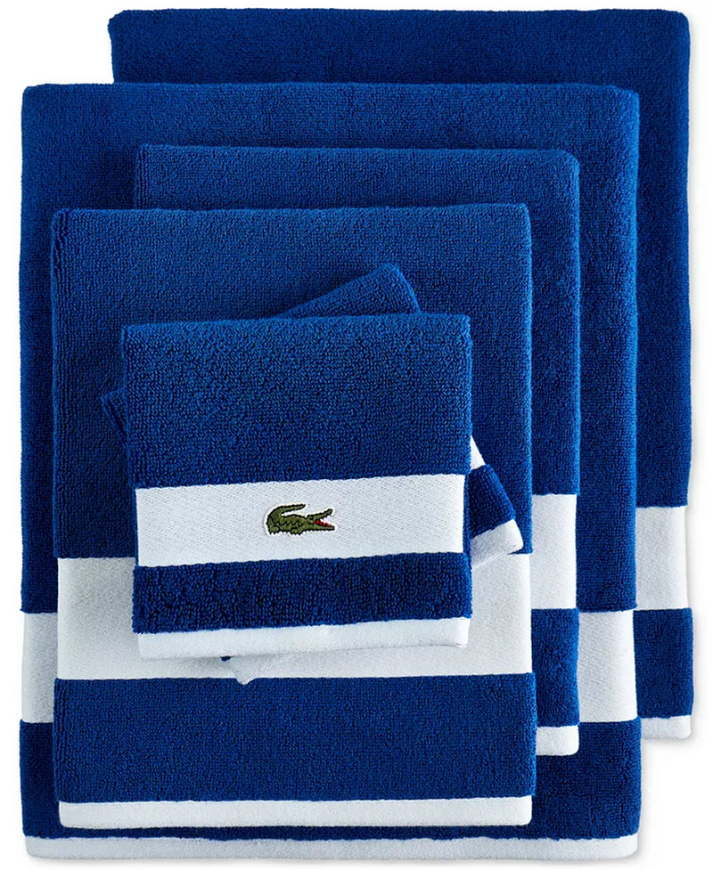 Heritage Sport Stripe Logo Cotton 6-Pc. Bath Towel Set