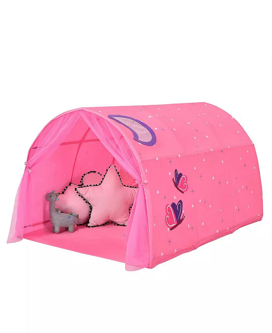 Kids Bed Tent Play Tent Portable Playhouse Twin Sleeping W/Carry Bag