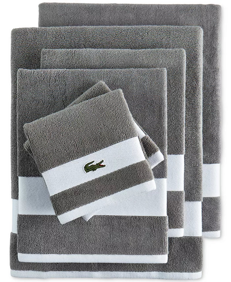 Heritage Sport Stripe Logo Cotton 6-Pc. Bath Towel Set