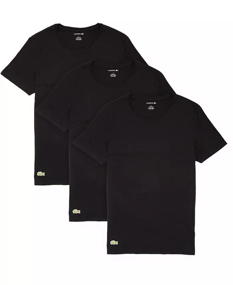 Men'S 3-Pack Essential Cotton Crew Neck Regular Fit Undershirts