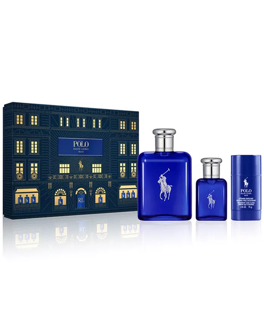 Men'S 3-Pc. Polo Blue Eau De Toilette Gift Set